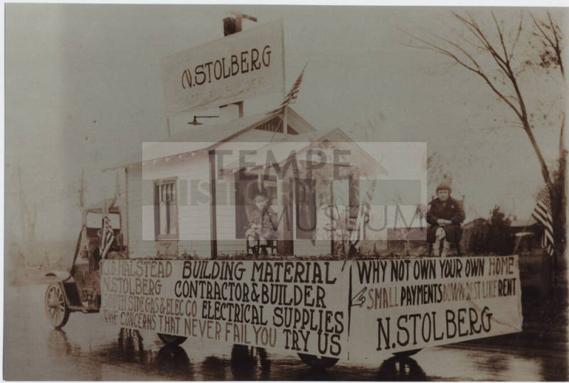 Photograph - Truck float for N. Stolbert