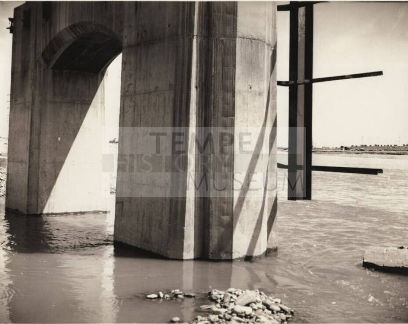 Photograph - Reconstruction of Tempe Mill Avenue Bridge (Jan 1993 - May1993)