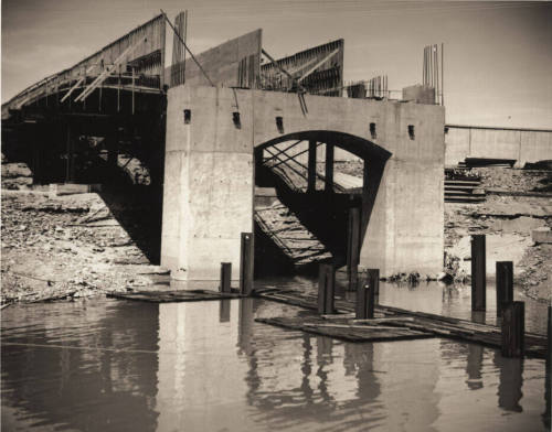 Photograph - Reconstruction of Tempe Mill Avenue Bridge (Jan 1993 - May1993)