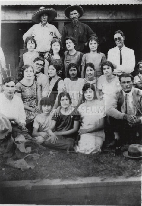 Photograph - Family Members at the Gomez Ranch