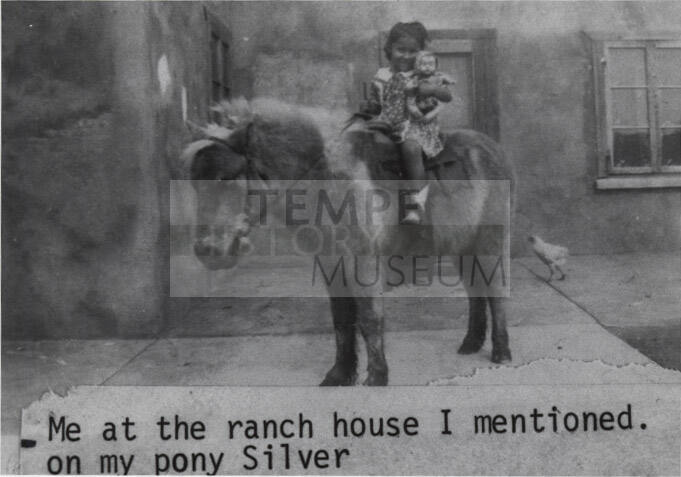 Photograph - Irene Gomez on Pony Silver at Gomez Ranch
