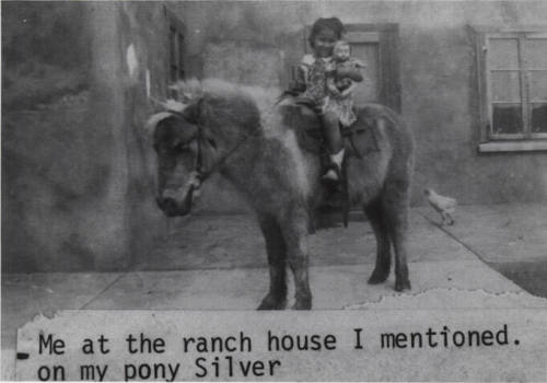 Photograph - Irene Gomez on Pony Silver at Gomez Ranch