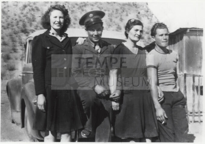 Photograph - Sally and Manuel Tobin, Telis Escalante and Joe Tobin as Adults