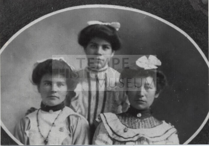 Photograph - Adelina and Guadalupe Gamboa, Juanita Moreno