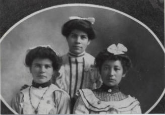 Photograph - Adelina and Guadalupe Gamboa, Juanita Moreno