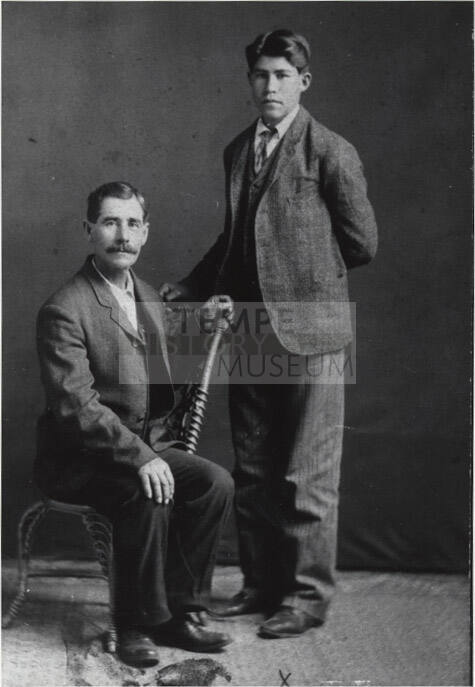 Photograph - Vicente R. and Vicente M. Elias