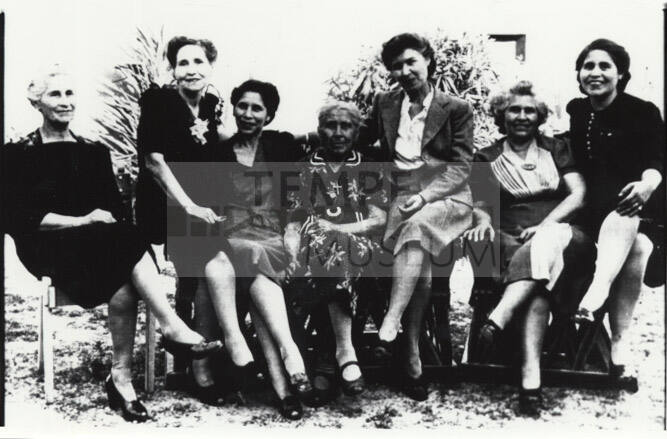 Photograph - Inez Elias and daughters