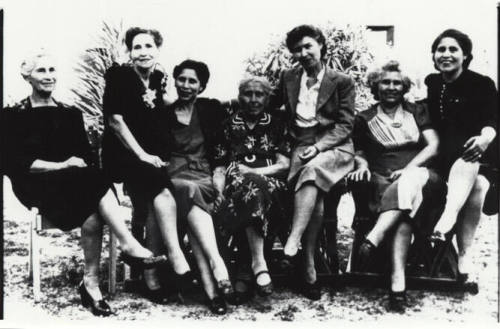 Photograph - Inez Elias and daughters