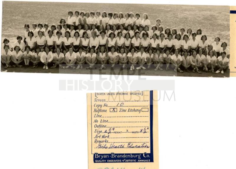 Tempe Union High School Reunion Documents - Girls Health Education Class
