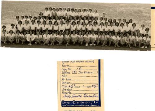 Tempe Union High School Reunion Documents - Girls Health Education Class