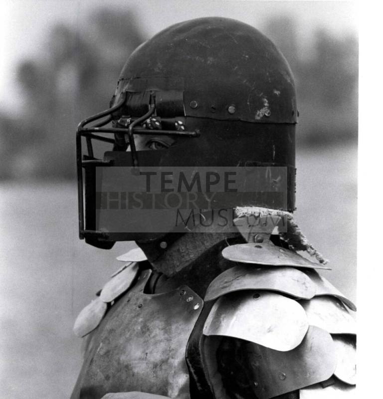 Photograph - Society for Creative Anachronism - Man in Armour