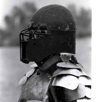 Photograph - Society for Creative Anachronism - Man in Armour