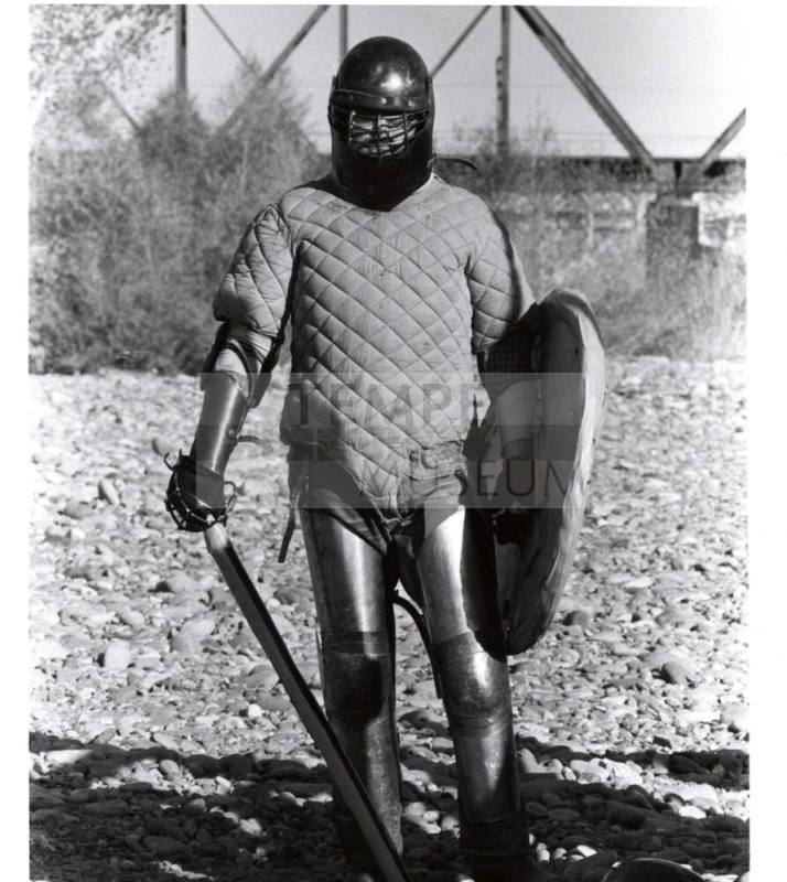 Photograph - Society for Creative Anachronism - Man in Armour