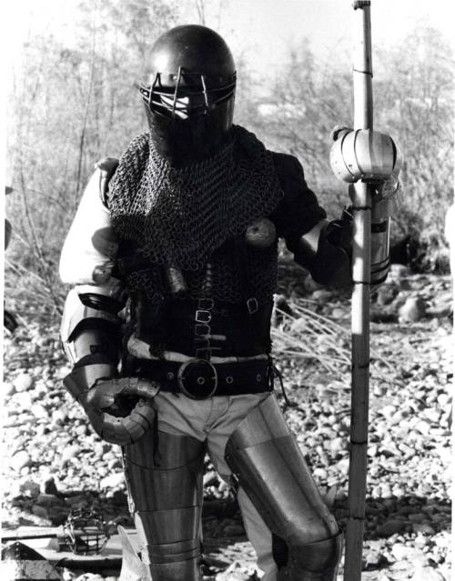 Photograph - Society for Creative Anachronism - Man in Armour