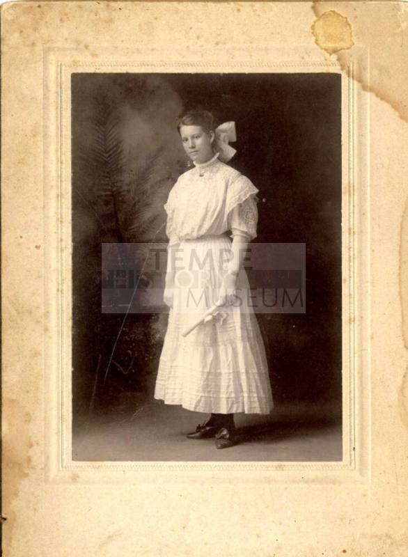 Photograph - Ruby Olive Haigler with diploma