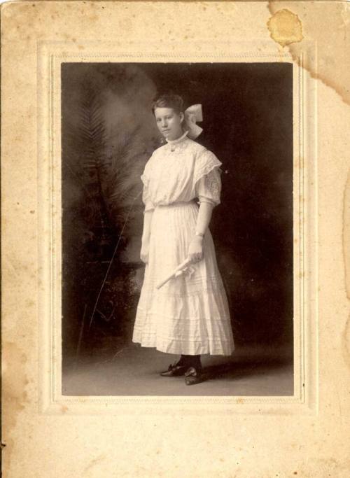 Photograph - Ruby Olive Haigler with diploma