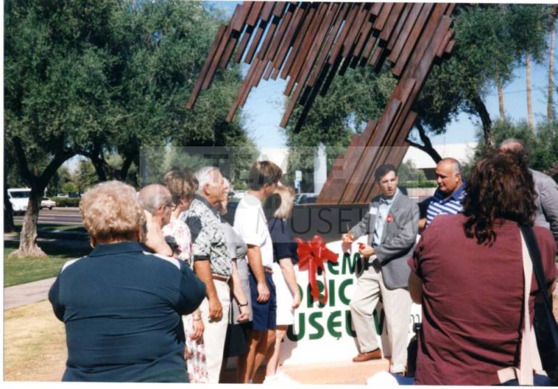 Photograph - Dedication of Time Capsule