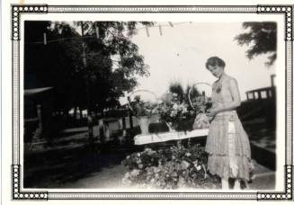 Photograph - Jessie Fisk in Garden