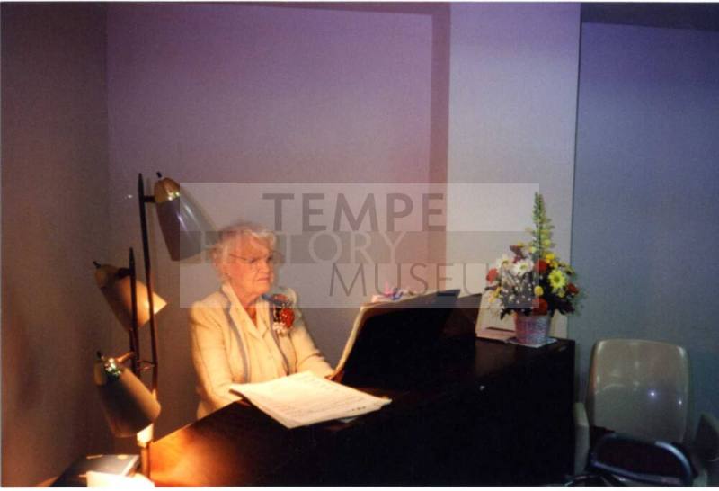 Photograph - Jessie Fisk at Organ