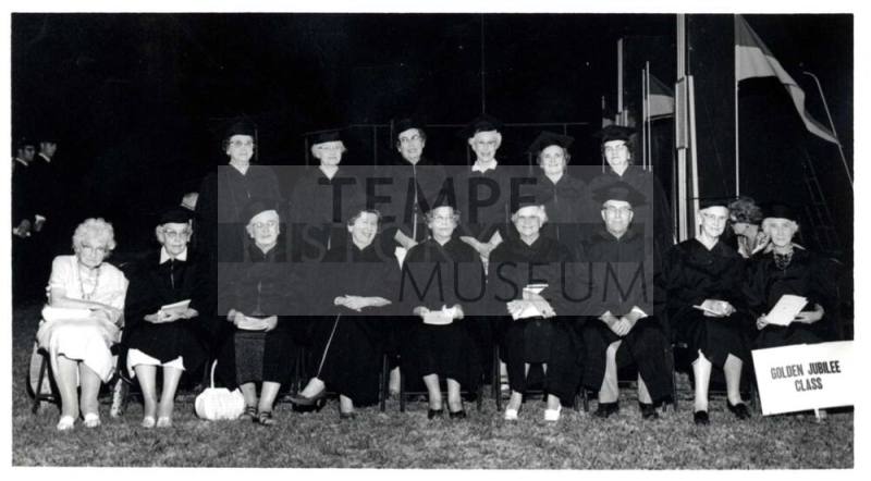 Photograph - Golden Jubilee Class with Jessie Fisk - 1912