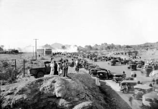 Negative - Dedication of Tempe, Mill Ave Bridge c. 1933
