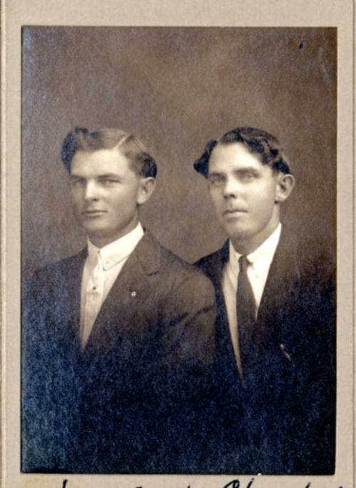 Photo of James and Chester Cummins
