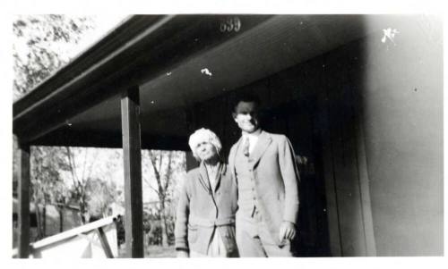 Margaret Cummins with son Jim
