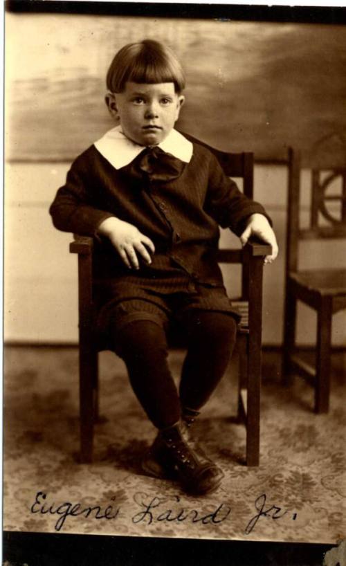 Photo of Eugene Laird Jr as a boy
