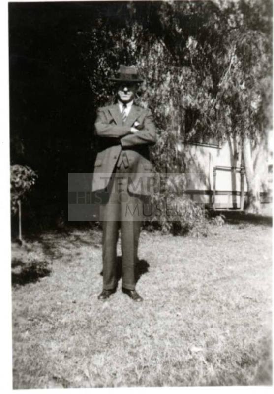 Photo of Bill Laird standing on a lawn