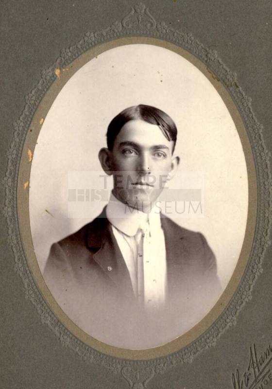 Oval Portrait of William E. Laird as a Young Man
