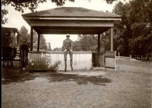 Picture of William E Laird at a Bandstand