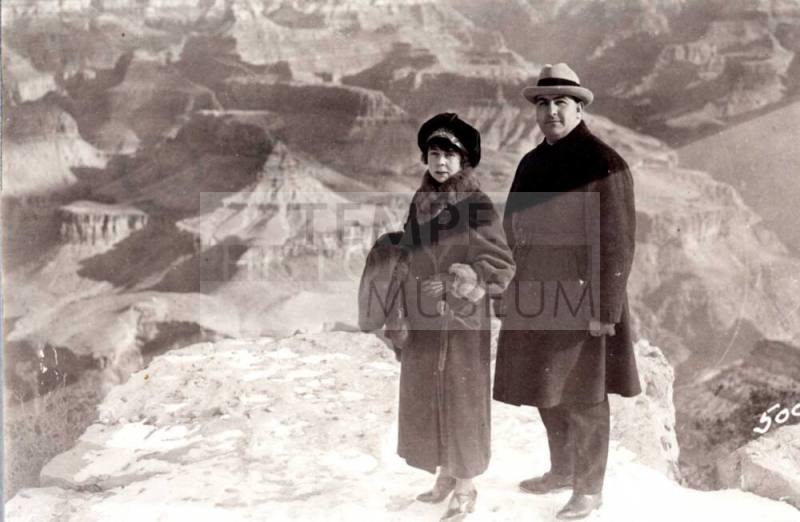 Blanche (Cummins) Nettle and Ed Nettle at the Grand Canyon