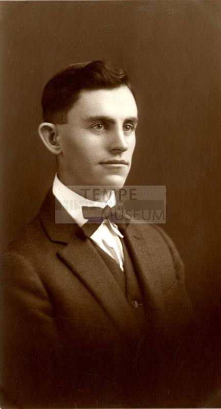 Studio Portrait of Frank Raymond as Young Man