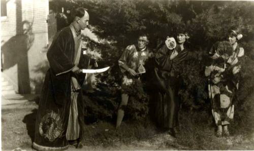 Frank Raymond Acting in ASU's Mikado
