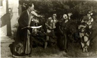 Frank Raymond Acting in ASU's Mikado