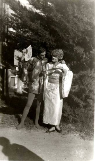 Frank Raymond and Female Friend at ASU's Mikado