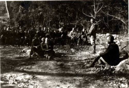 Frank Raymond at a Military Camp