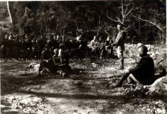 Frank Raymond at a Military Camp