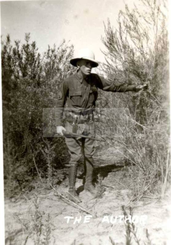 Photo of Frank Raymond in his Military Uniform