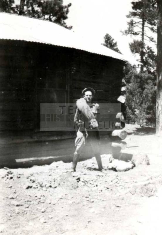 Frank Raymond in His Uniform