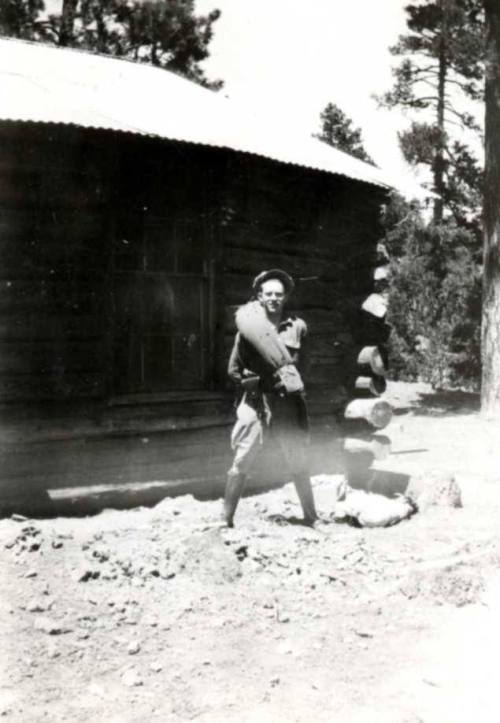 Frank Raymond in His Uniform