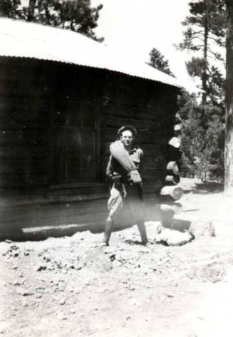 Frank Raymond in His Uniform