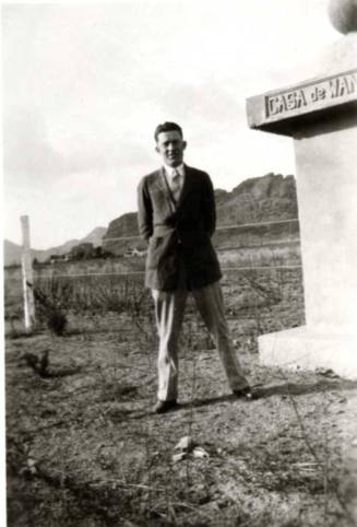 Frank Raymond Standing Outside Casa de WAN..