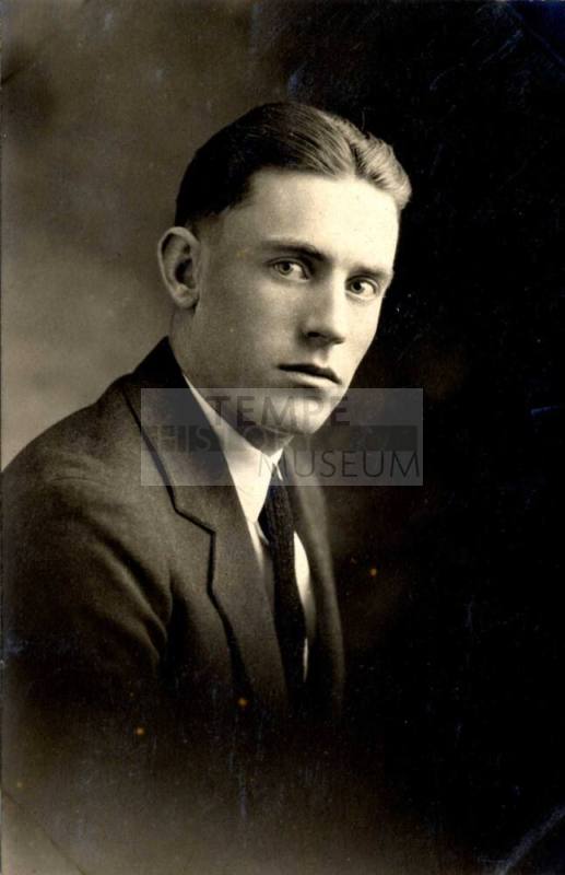 Frank Raymond as a young man