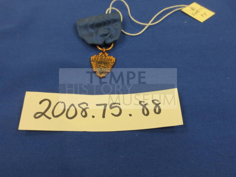 Blue Ribbon, 100 yard dash Award from Tempe High School