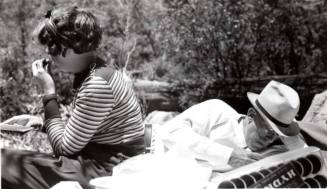 Frank and Minnie Raymond on a Picnic