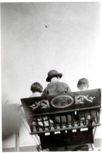 JoAnn, Minnie, and Bill Raymond on a Ride