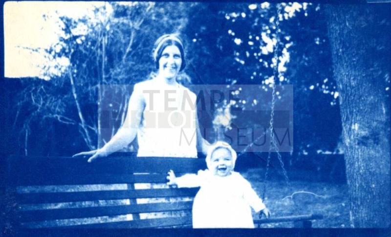 Minnie Raymond with Baby