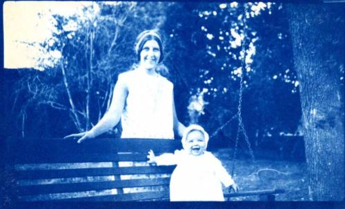 Minnie Raymond with Baby