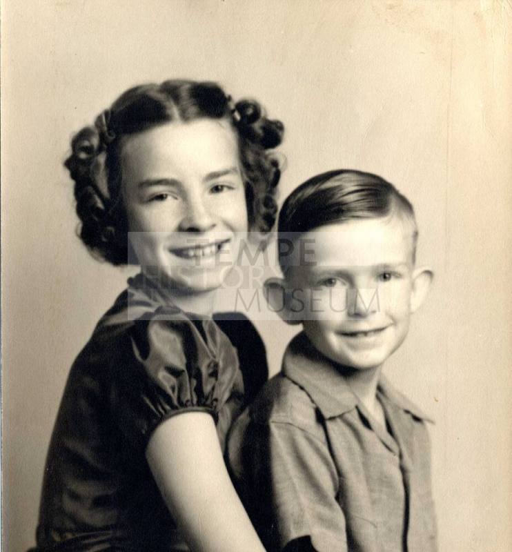 Joann and Bill Raymond as Children